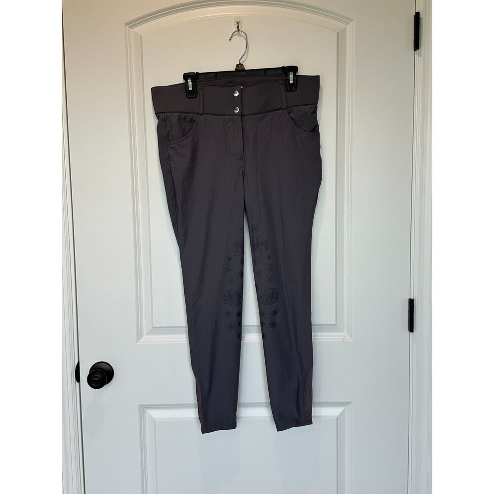 PS of Sweden Gray Full Seat Breeches Size 12